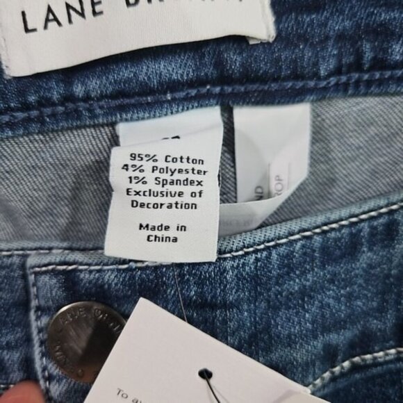 Lane Bryant Jeans 22 Girlfriend Crop Midrise Flex Magic Blue Stretch Denim NWT - Picture 12 of 16